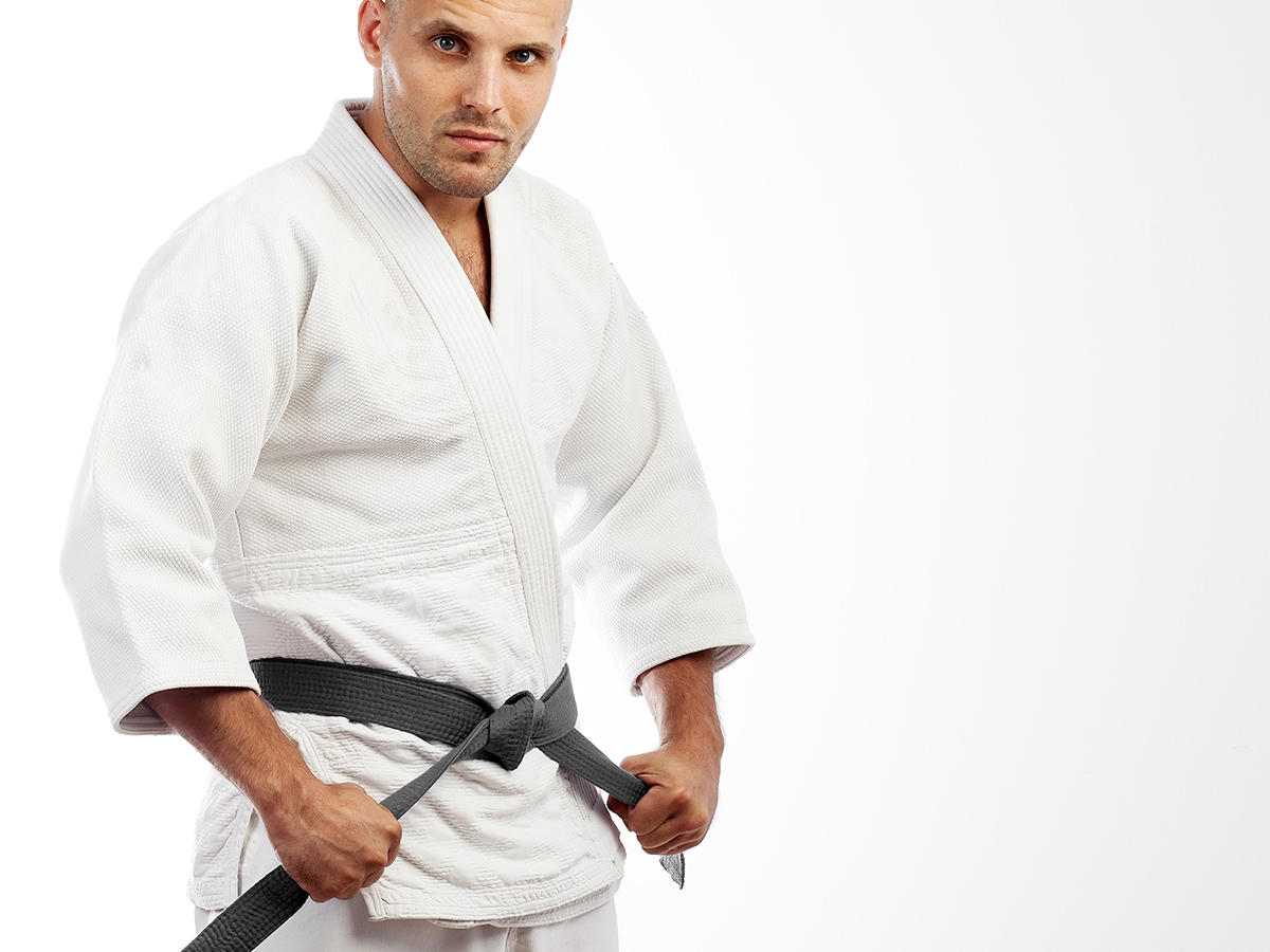 A person dressed in a Gi